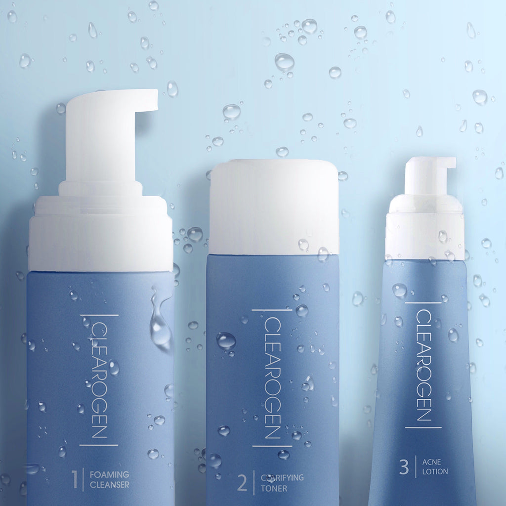 30-Day Sensitive Skin Acne Clearing 3 Step Treatment with Salicylic Acid - Clearogen